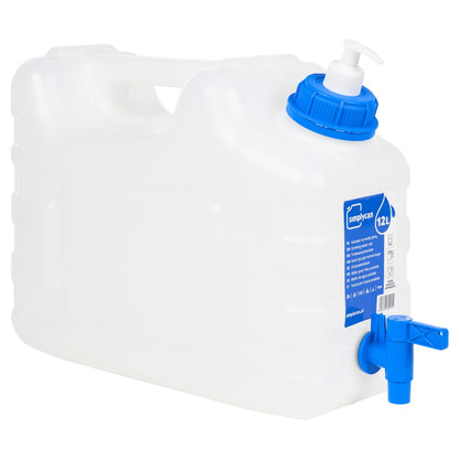 Water Container with Tap and Soap Dispenser 10 L Plastic