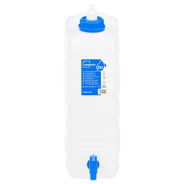 Water Container with Tap and Soap Dispenser 20 L Plastic