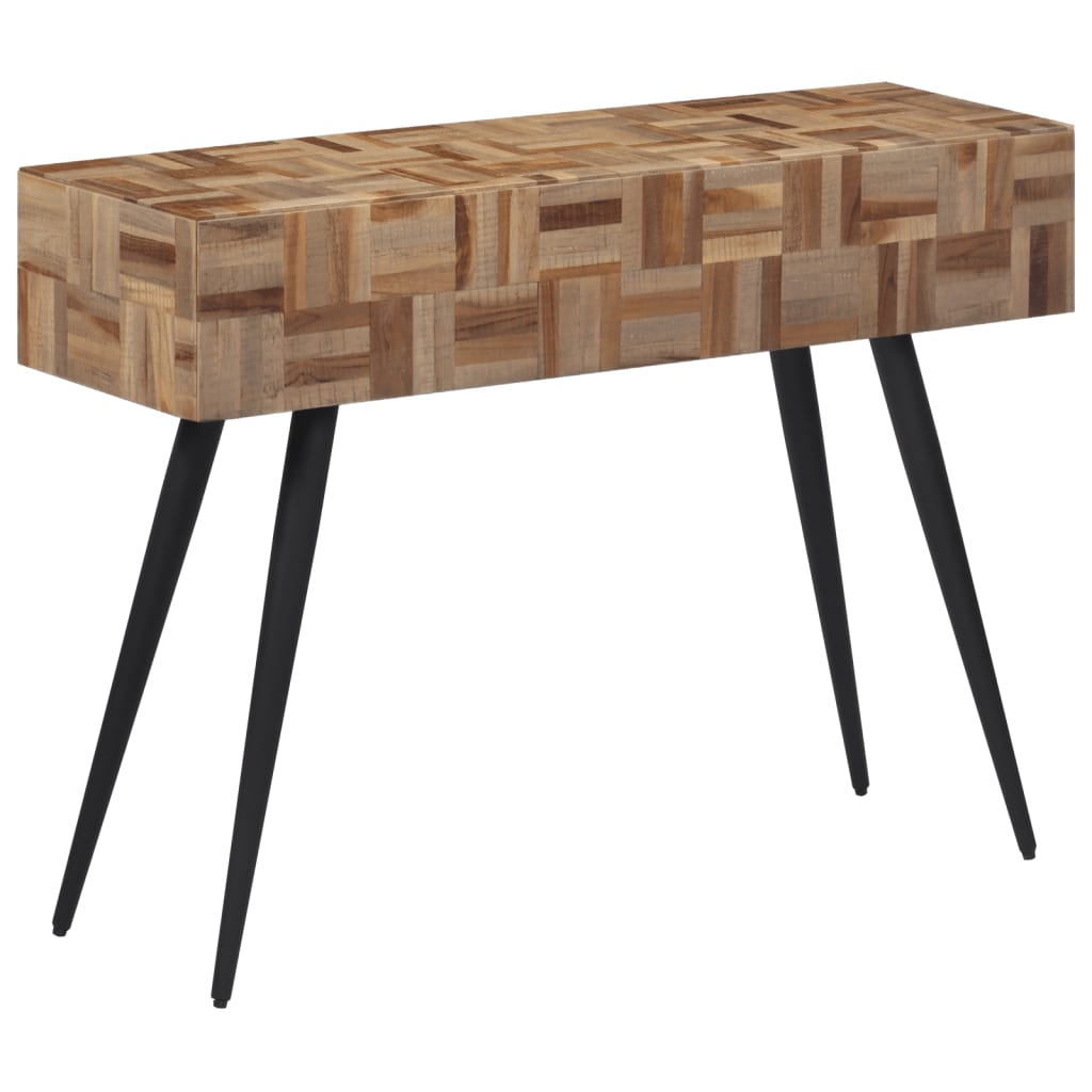 Console Table 110x34x80 cm Solid Reclaimed Teak