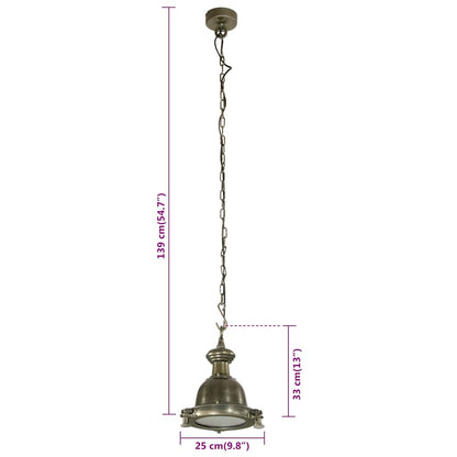 Pendant Lighting 25x25x139 cm Aluminium