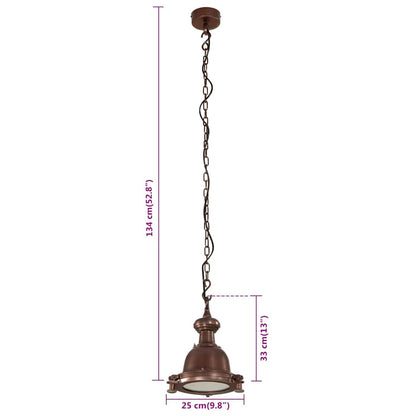 Pendant Lighting 25x25x134 cm Aluminium