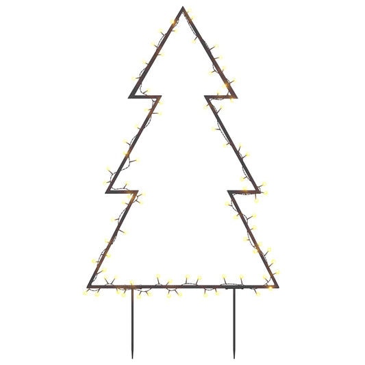 Christmas Light Decoration Warm White, Black Iron Medium