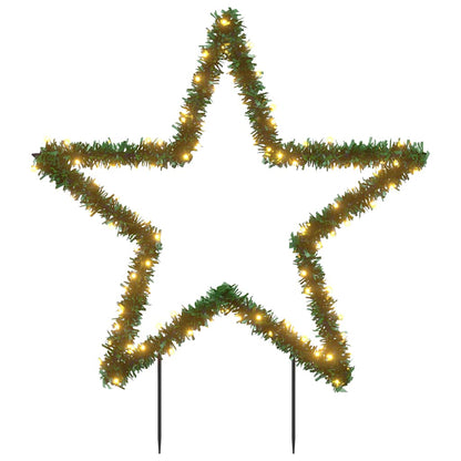 Christmas Light Decoration Black and Warm White Iron, PVC Large