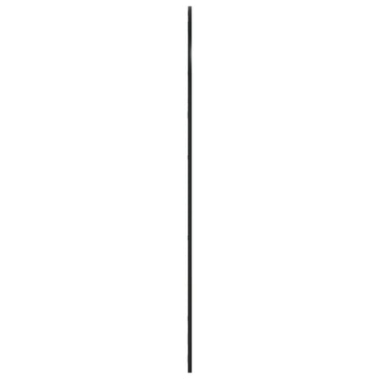Wall Mirror Black 31.5"x55.1" Arch Iron