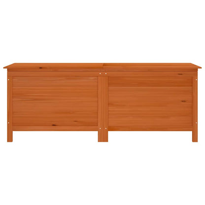 Garden Storage Box Brown 150x50x56.5 cm Solid Wood Fir