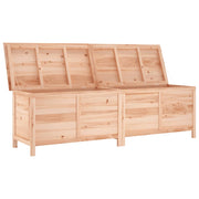 Garden Storage Box 198.5x50x56.5 cm Solid Wood Fir