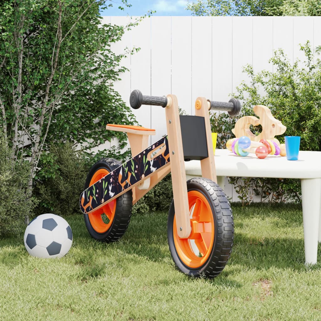 Balance Bike for Children Orange Printed