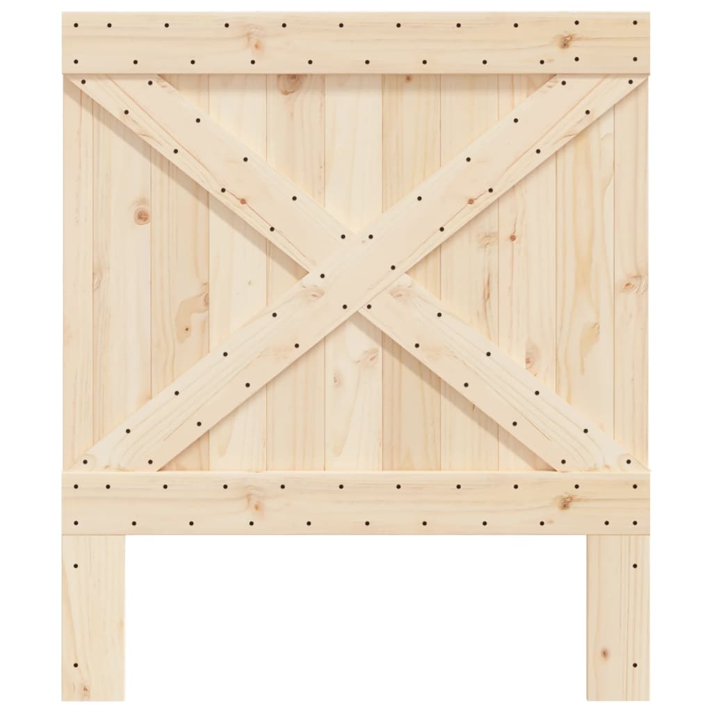 Headboard 90x104 cm Solid Wood Pine