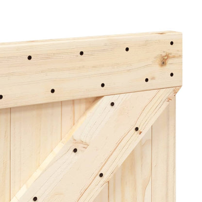 Headboard 90x104 cm Solid Wood Pine