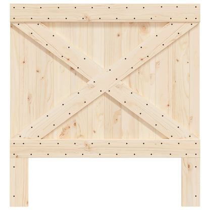 Headboard 100x104 cm Solid Wood Pine