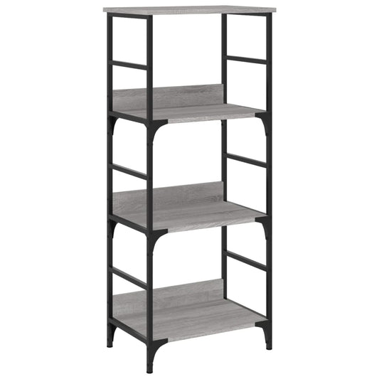 Bookshelf Grey Sonoma 50x33x117.5 cm Engineered Wood