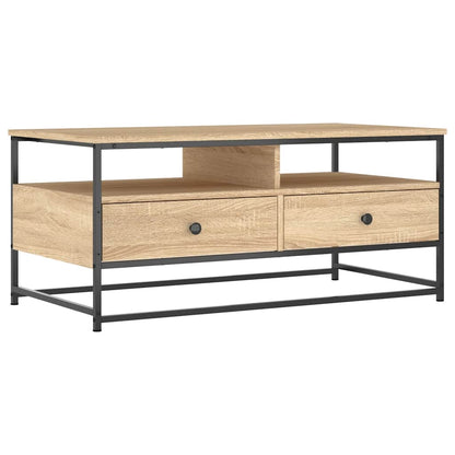 Coffee Table Sonoma Oak 100x51x45 cm Engineered Wood