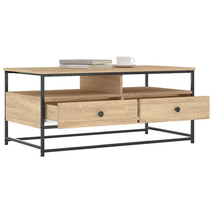 Coffee Table Sonoma Oak 100x51x45 cm Engineered Wood
