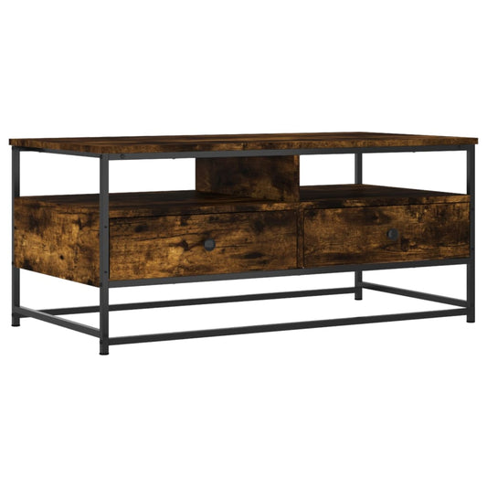 Coffee Table Smoked Oak 100 x 51 x 45 cm