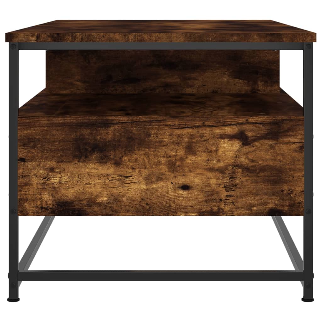Coffee Table Smoked Oak 100x51x45 cm Engineered Wood