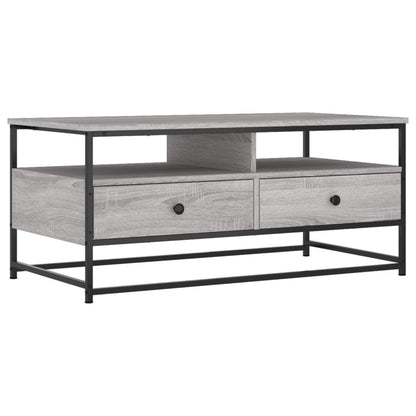 Coffee Table Grey Sonoma 100x51x45 cm Engineered Wood