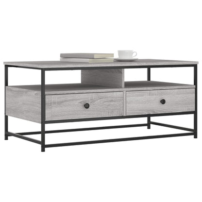 Coffee Table Grey Sonoma 100x51x45 cm Engineered Wood