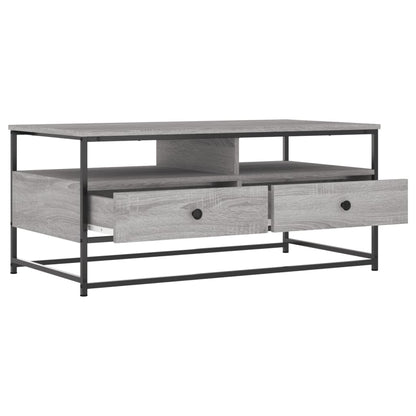 Coffee Table Grey Sonoma 100x51x45 cm Engineered Wood