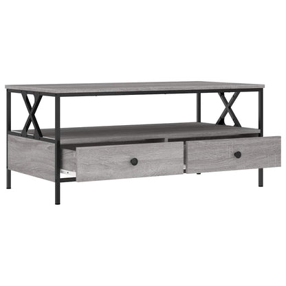 Coffee Table Grey Sonoma 100x51x45 cm Engineered Wood