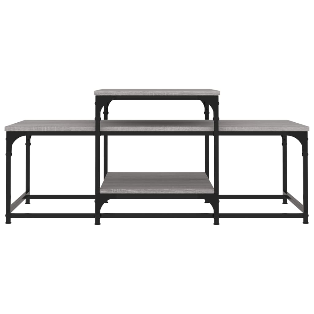 Coffee Table Grey Sonoma 102x60x45 cm Engineered Wood