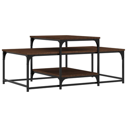 Coffee Table Brown Oak 102x60x45 cm Engineered Wood