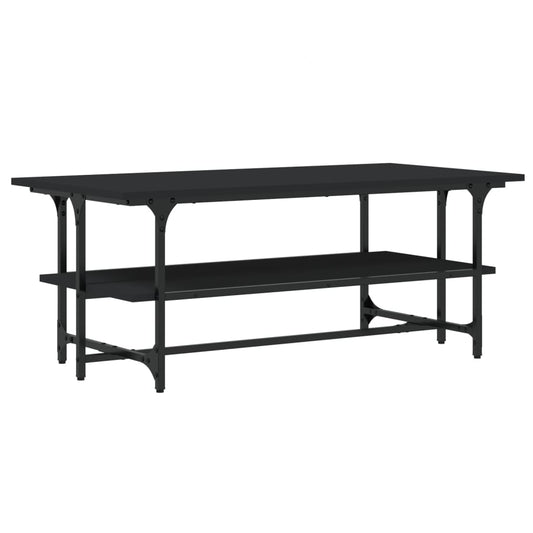 Coffee Table Black 100x50x40 cm Engineered Wood