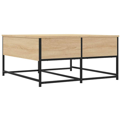 Coffee Table Sonoma Oak 80x80x40 cm Engineered Wood