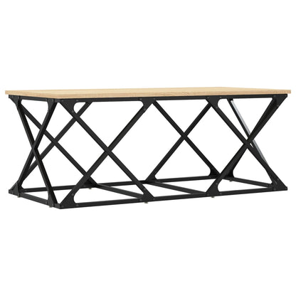 Coffee Table Sonoma Oak 100x49x40 cm Engineered Wood