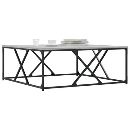 Coffee Table Grey Sonoma 100x100x40 cm Engineered Wood