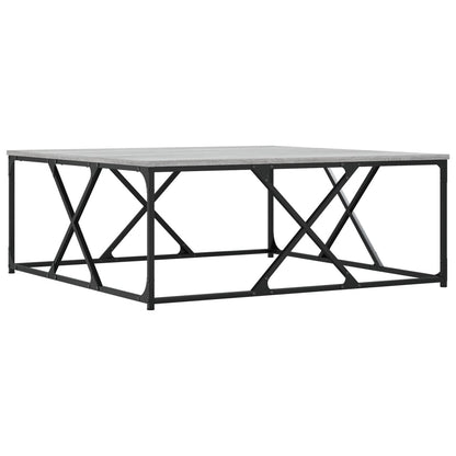 Coffee Table Grey Sonoma 100x100x40 cm Engineered Wood