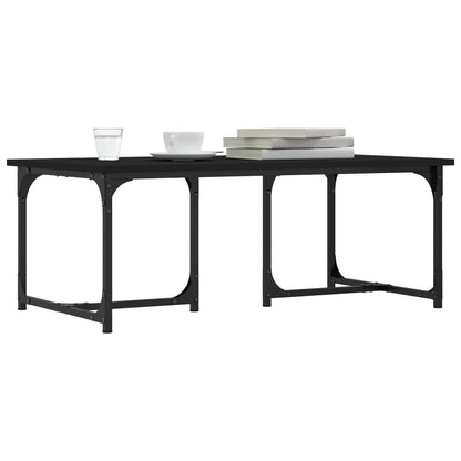 Coffee Table Black 90x50x35 cm Engineered Wood