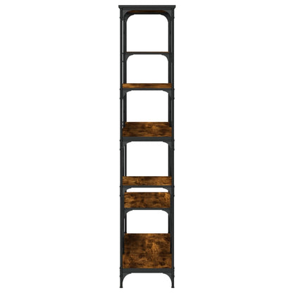 Bookshelf 10-Tier 99 x 35.5 x 176 cm Smoked Oak