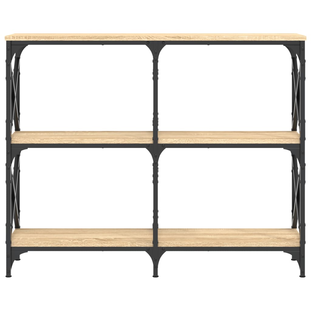 Console Table Sonoma Oak 100x28x80.5 cm Engineered Wood