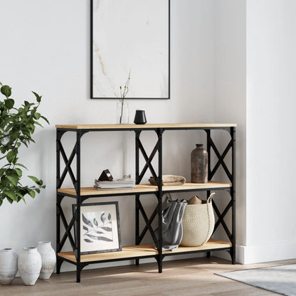 Console Table Sonoma Oak 100x28x80.5 cm Engineered Wood