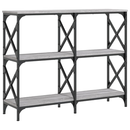 Console Table Grey Sonoma 100x28x80.5 cm Engineered Wood