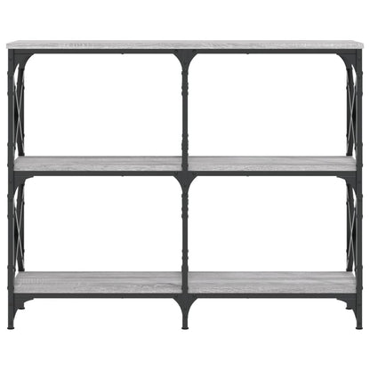 Console Table Grey Sonoma 100x28x80.5 cm Engineered Wood