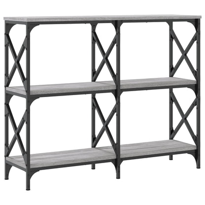 Console Table Grey Sonoma 100x28x80.5 cm Engineered Wood