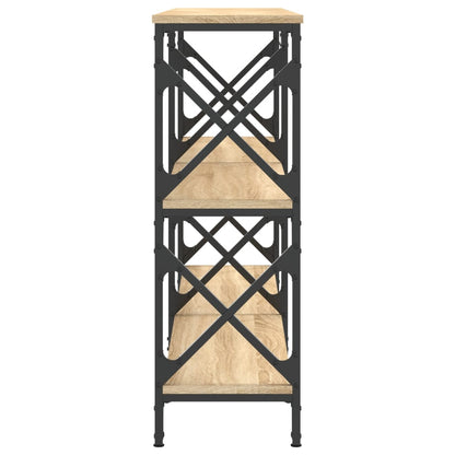Console Table Sonoma Oak 156x28x80.5 cm Engineered Wood