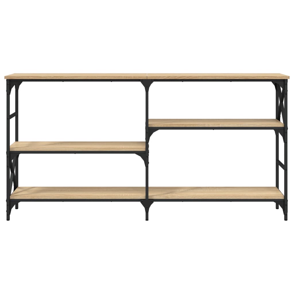 Console Table Sonoma Oak 150x29x76.5 cm Engineered Wood