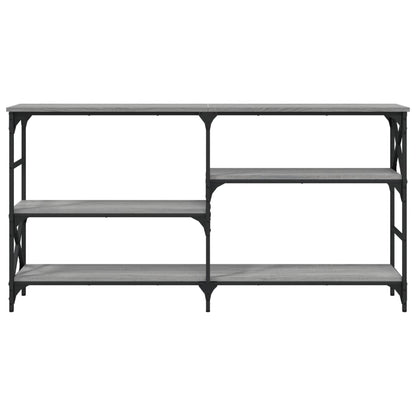 Console Table Grey Sonoma 150x29x76.5 cm Engineered Wood