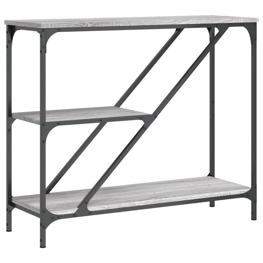 Console Table Grey Sonoma 88.5x30x75 cm Engineered Wood