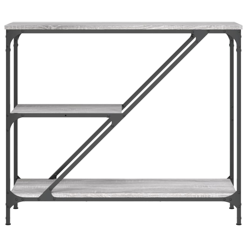 Console Table Grey Sonoma 88.5x30x75 cm Engineered Wood