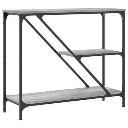 Console Table Grey Sonoma 88.5x30x75 cm Engineered Wood