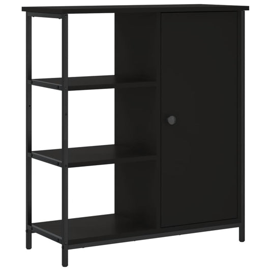 Sideboard Black 70x30x80 cm Engineered Wood