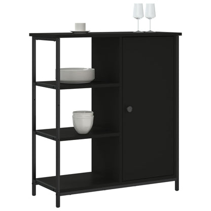 Sideboard Black 70x30x80 cm Engineered Wood