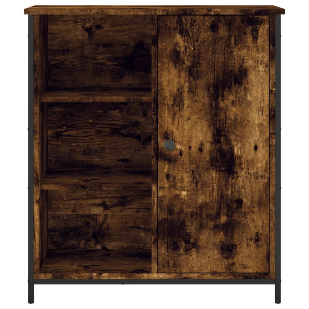 Sideboard Smoked Oak 70x30x80 cm Engineered Wood