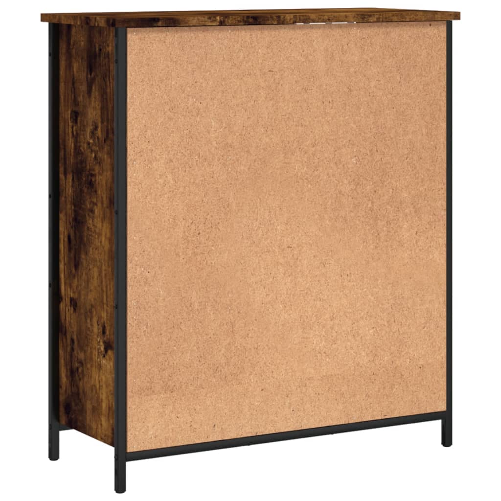 Sideboard Smoked Oak 70x30x80 cm Engineered Wood