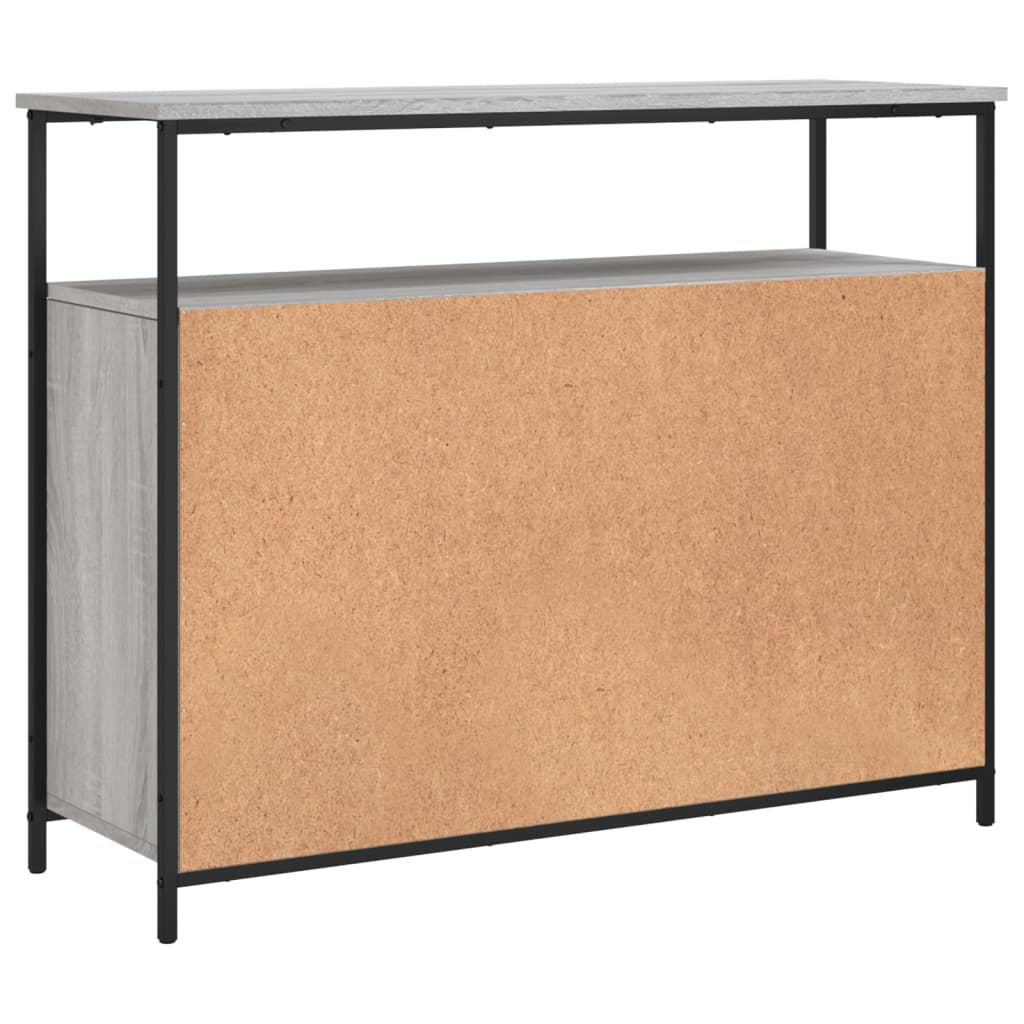 Sideboard Grey Sonoma 100x35x80 cm Engineered Wood