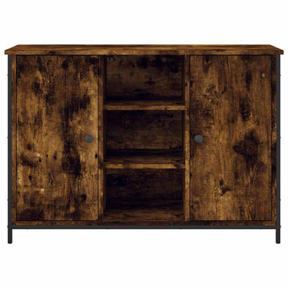 Sideboard Smoked Oak 100x35x70 cm Engineered Wood