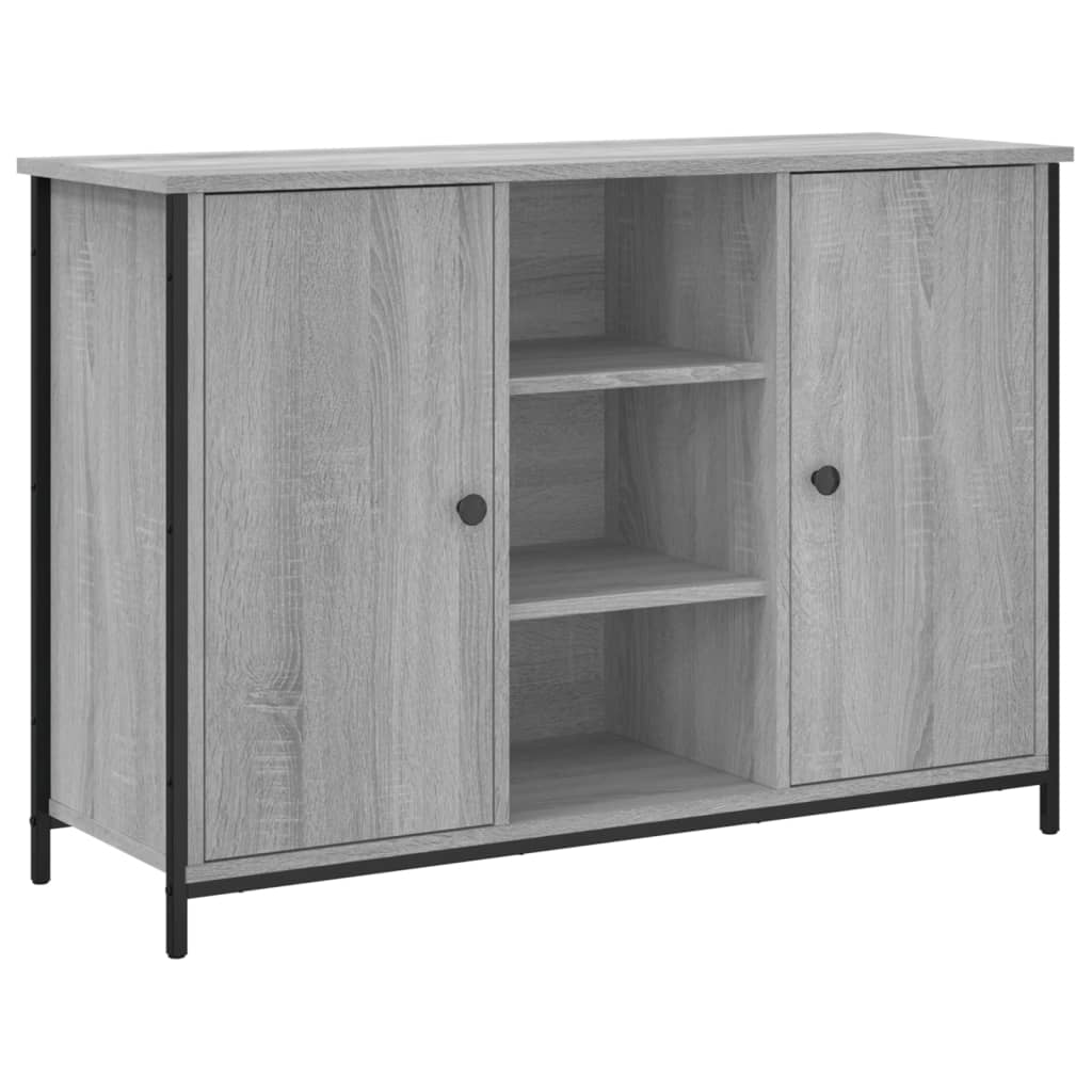 Sideboard Grey Sonoma 100x35x70 cm Engineered Wood